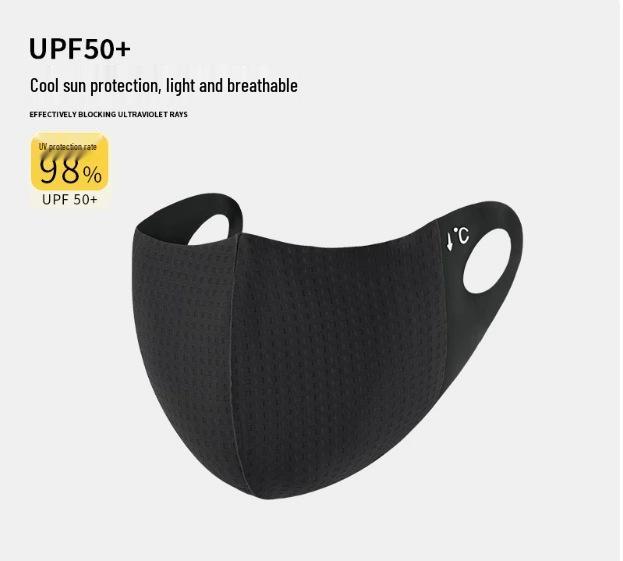 Ice Silk Women's Sunscreen Mask: UV Protection, Breathable, Stylish Design, Protects Eye Corners, 2024 Edition
