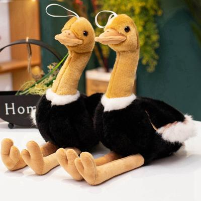 Plyšová panenka Rané vzdělávání Kreslený film Africká hračka Společenstvo Živý pštrosí pták Vycpaná panenka Fotorekvizity