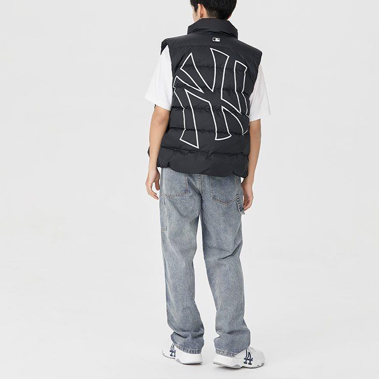 MLB New York Yankees Down Vests Unisex Black Stand Collar Moderate Other 3ADVB0226-50BKS