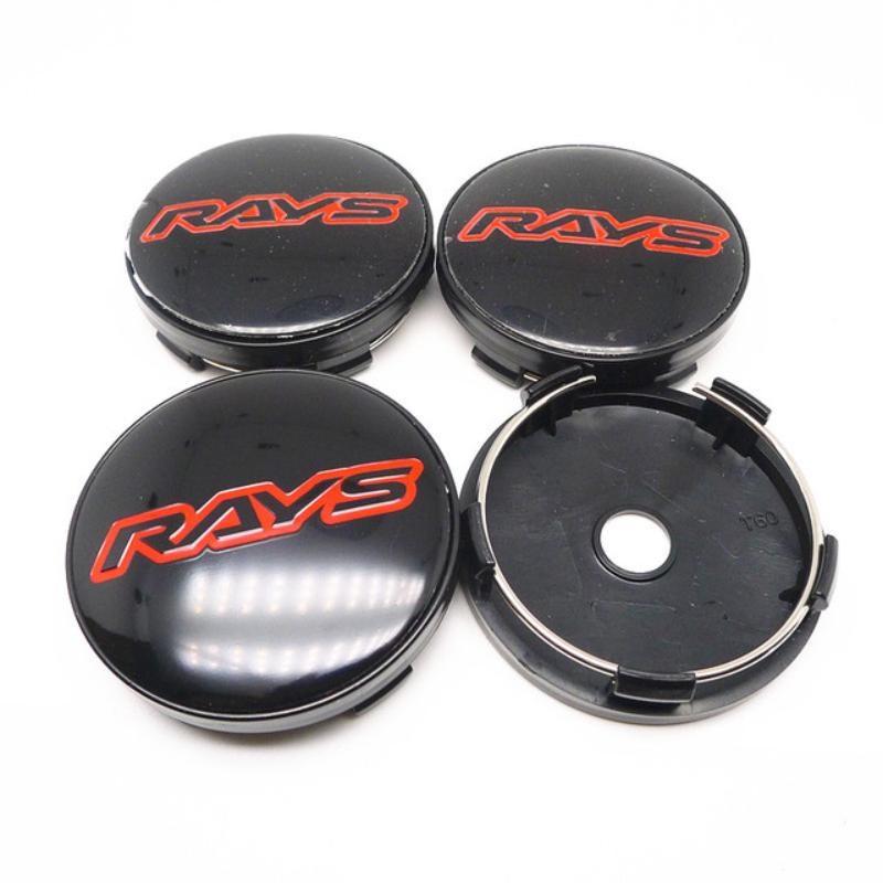 4 Stück 60 mm Rays Radmitte Nabenkappe Autofelgen Staubdichte Abdeckung Radkappen Auto Styling Zubehör