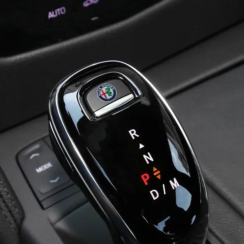 1/2/5/10pcs Car Rearview Mirror Door Handle Decoration Sticker For Alfa Romeo Giulia Stelvio Junior Tonale 33 Stradale 4C Giu