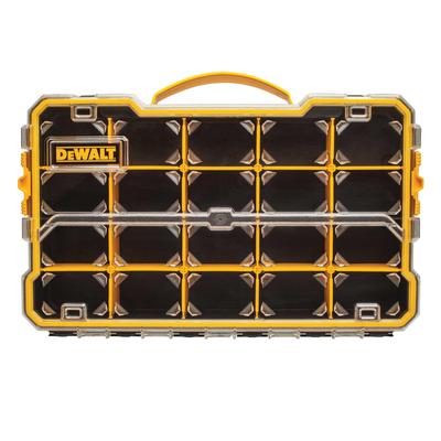 DeWalt Pro Organizer Medium Tool Box, Lightweight and Durable with Carry Handle, Black & Yellow, DWST14830