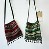 Ethnic Style Shoulder Bag Tassel Retro Artistic Crossbody Small Bag Bohemian Style Cloth Bag