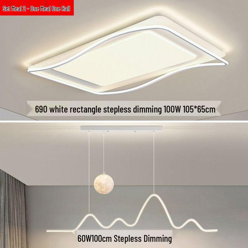 2025 Modern Minimalist LED Ceiling Light Set for Living Room