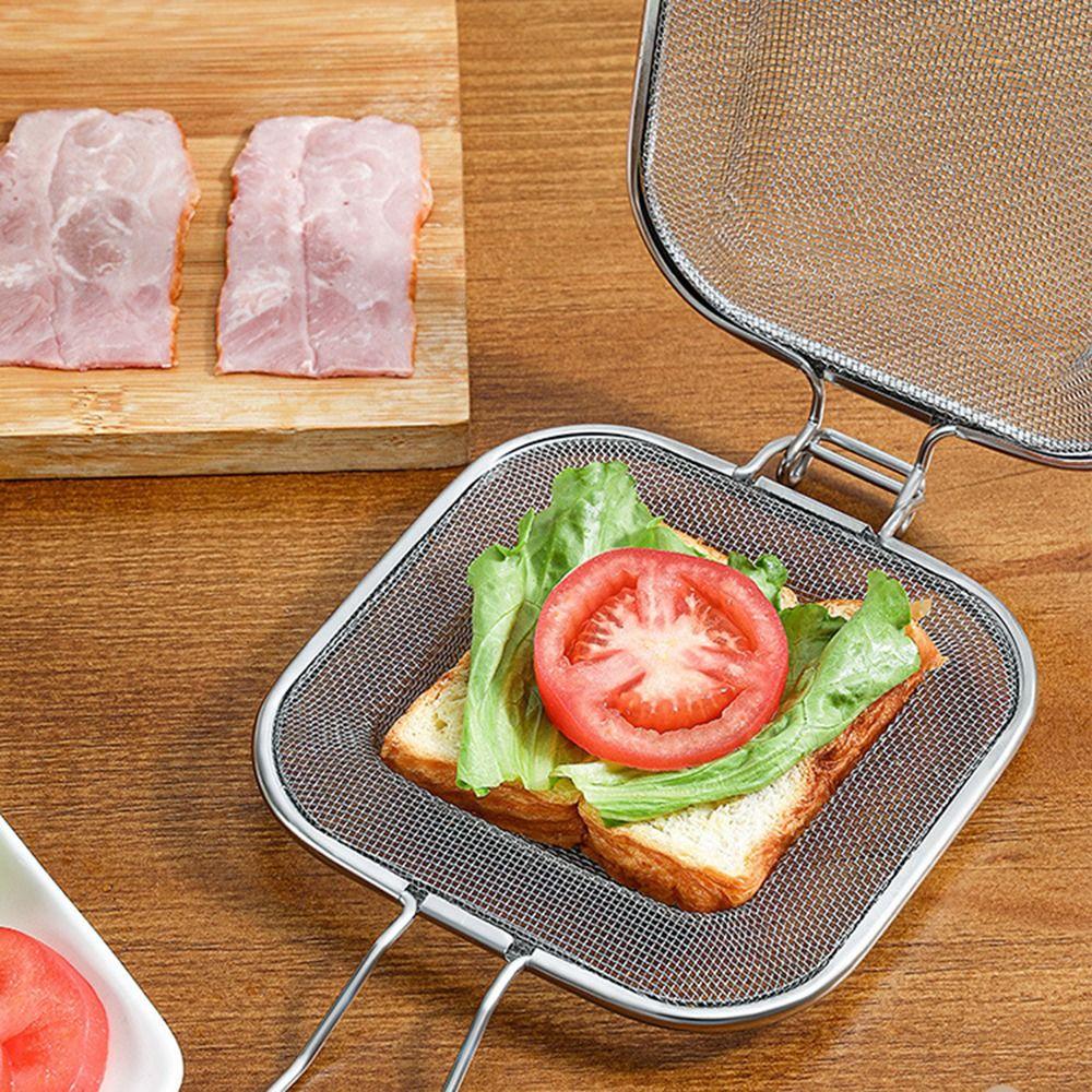 Rete Tostapane Multiuso Clip per Colazione Macchina per Sandwich Padella per Sandwich Pressa per Panini