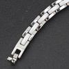 20cm Wit Keramisch Armband Bangle Roestvrij Staal Schakelarmband Sieraden voor Vrouwen en Mannen