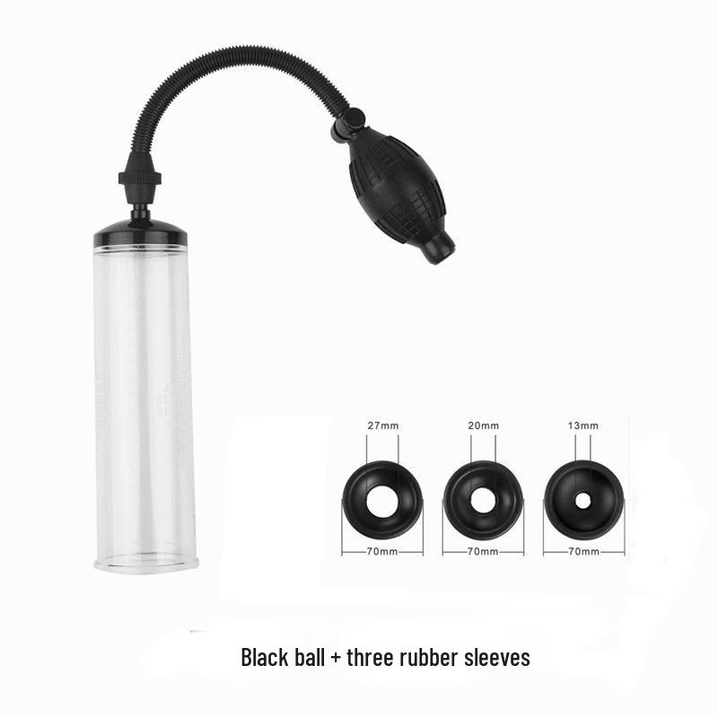 Male Enhancement Device Accessories: Silicone Leather Case & Rubber Suction Ball