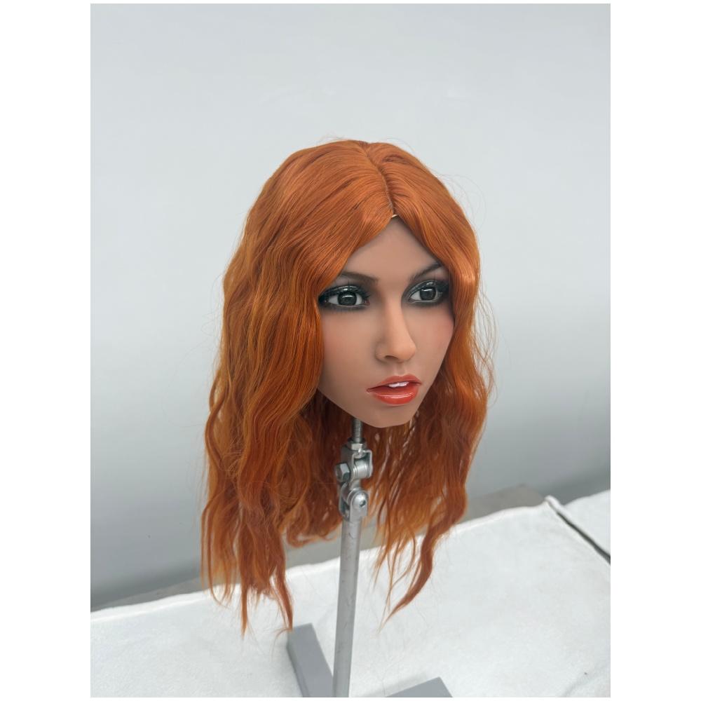1:1 Life Size Realistic Silicone Head Super Soft Skin-Like Texture Hand Painted Detailed Face Photography-SONGYI