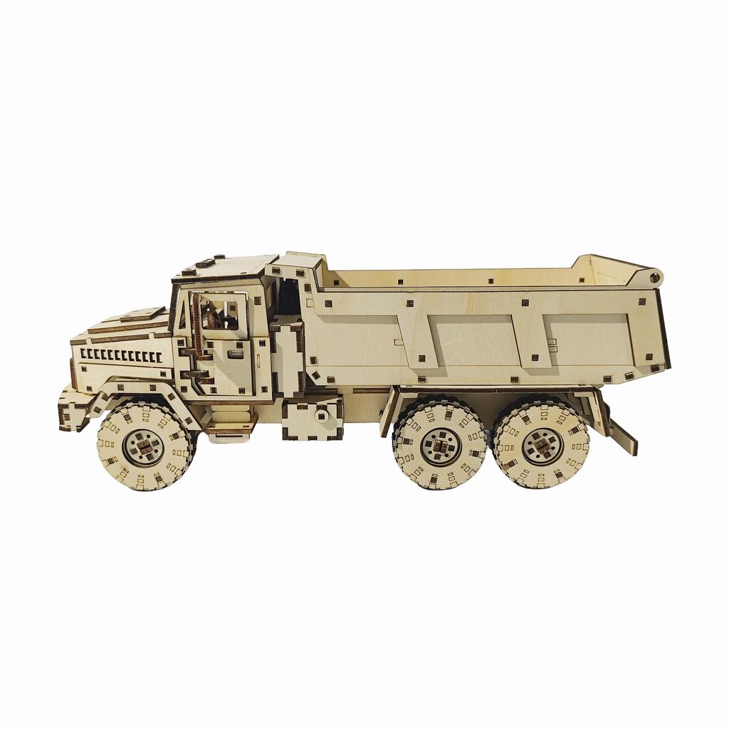 DIY Puzzle Dump Truck A challenging 3D dump truck puzzle for adults and teens DIY home decor Birthday, Christmas, and Halloween