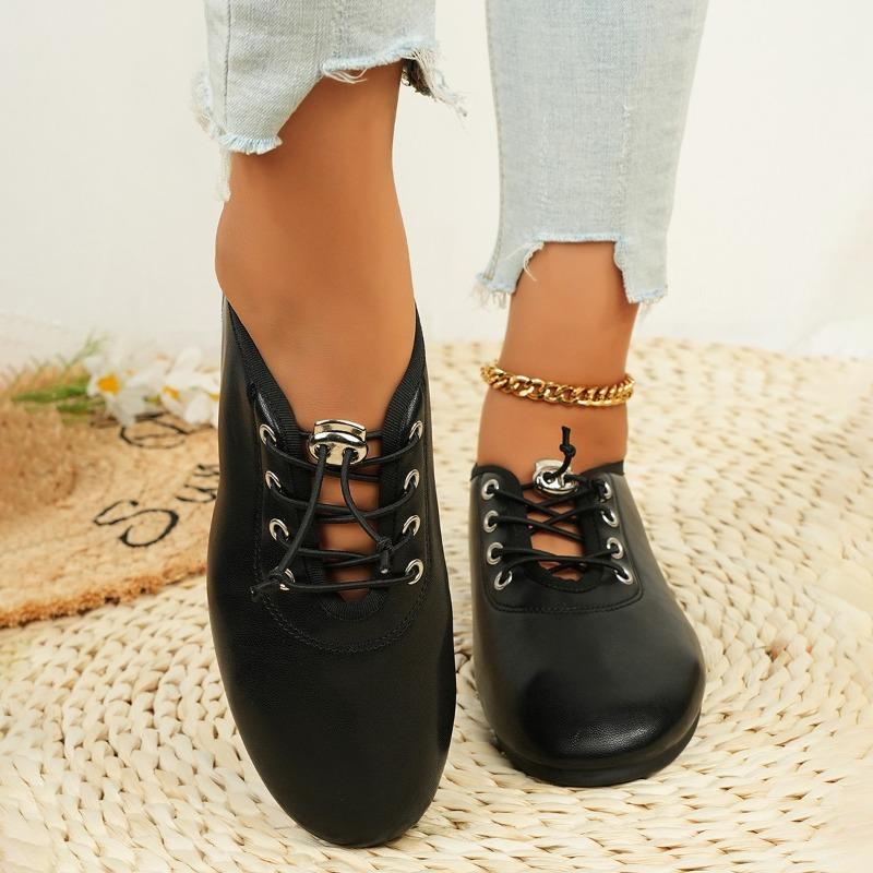 Dámské ploché nazouvací boty široké šířky s leopardím potiskem - Lehké ležérní boty na jaro/léto, Pohodlné každodenní mokasíny