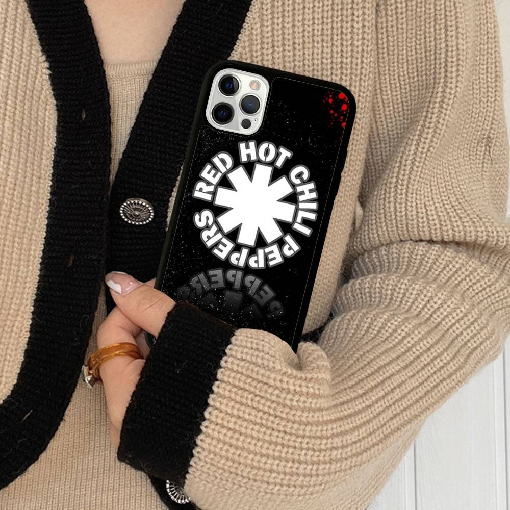 Red Hot Chili P-Peppers Band Phone Case For Iphone 16 15 14 13 12 11 Pro Max Plus Shockproof TPU+PC Hard Case