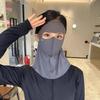 Ice Silk UV Protection Women's Summer Full Face Mask – Thin, Breathable, Seamless Shield for Eyes and Face