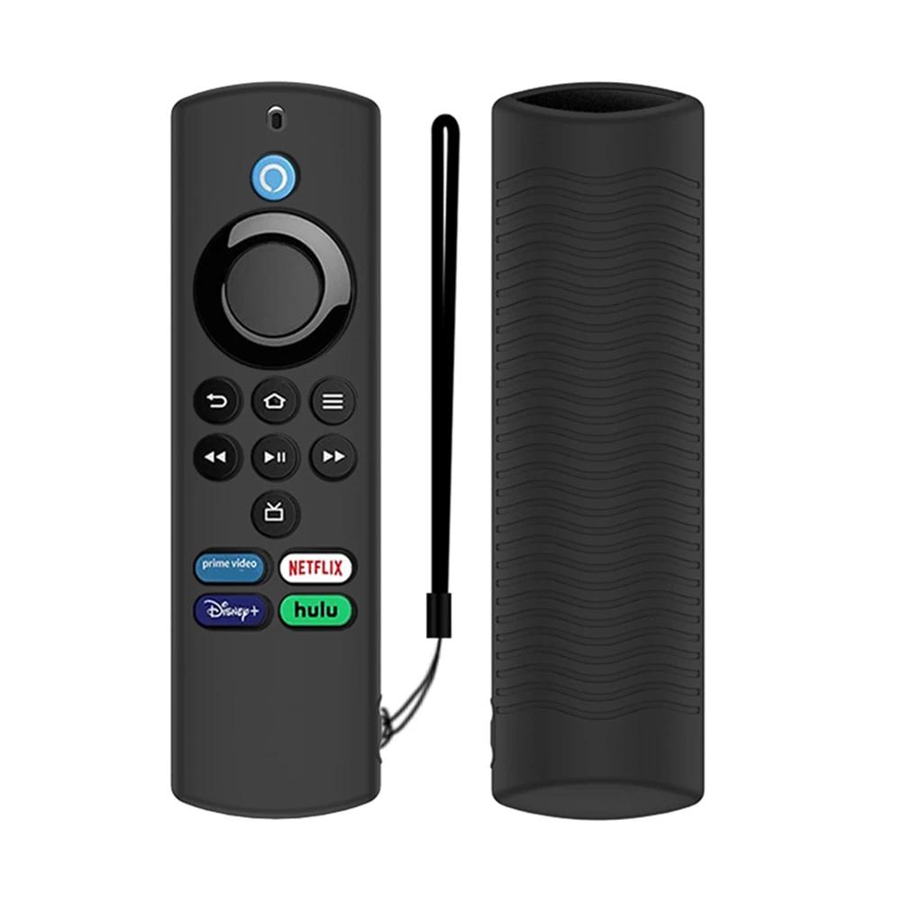 Silicone TV Remote Control Case for Amazon ALEXA Voice Fire TV Stick Lite 2rd Generation Shockproof Anti-Slip Protector Cover