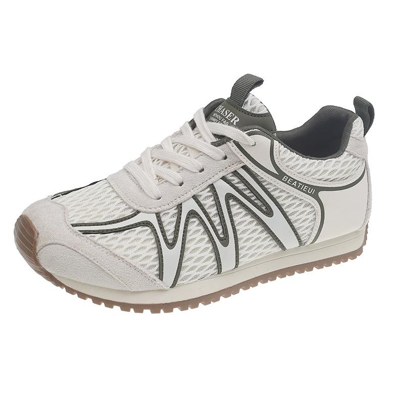 

Mesh breathable German training shoes women s 2025 summer new thick-soled versatile casual little white shoes lightweight sports Forrest Gump shoes 35