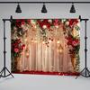 1 pièce, plat 2D, toile de fond photographique style européen or rose, toile de fond luxueuse pour décoration intérieure - idéale pour les mariages et la photographie,