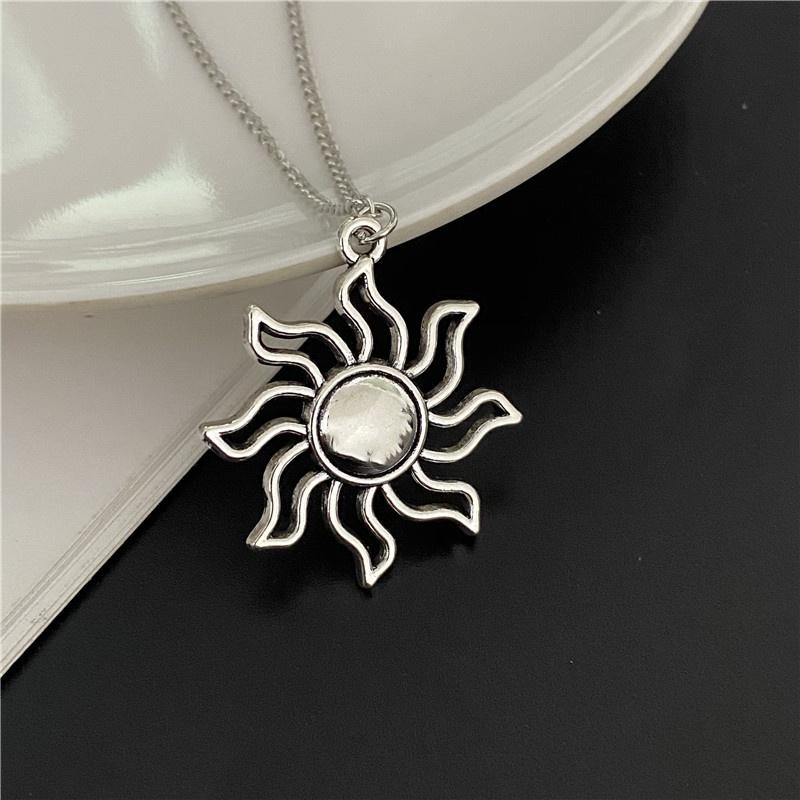 Punkl Big Cross Pendant Necklaces for Women Men Gothic Irregular Cross Clavicle Chain Necklaces Aesthetic Zircon