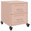 Nightstand Pink 36 x 39 x 43.5 cm Steel