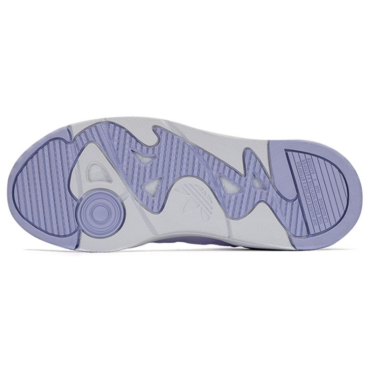 Adidas Originals Post Up Leather Slip Resistant Durable Lightweight Mid Top Sneakers Women Sneakers Purple H00217