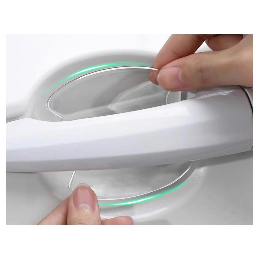 BAIYIUER Door Handle Protector Tank 900 Series 910 Series H28.11 ~ Door Knob Scratch Resistant 8 Piece Set Transparent