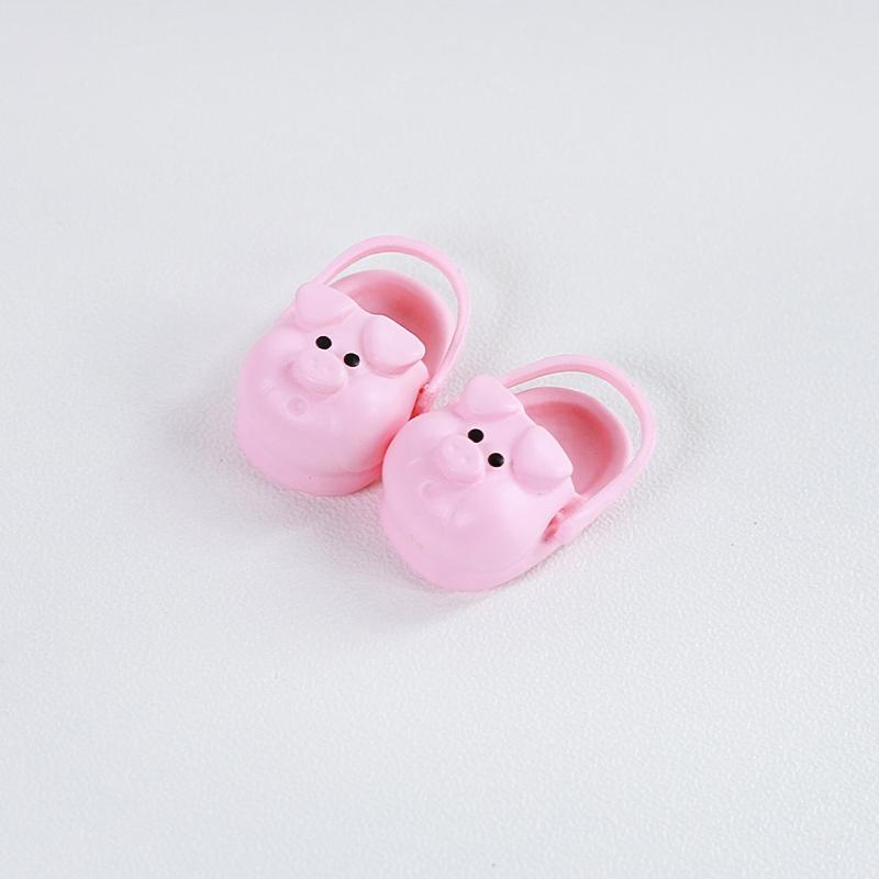 

2Pcs 1:12 OB11 Puppy Bear Pig Footwear Doll Classic Shoes Suit Designed For Ob11 1/12 Bjd Detachable Doll Gsc DOD YMY Doll Accessories OB11