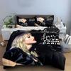 Blonde Singer Live Performance Bedding Duvet Cover Set Duvet Cover Pillowcases  (1*Duvet Cover 2*Pillowcases, without duvet insert)