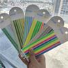 160Sheets Transparent Sticky Notes Self-Adhesive BookMarker Annotation Reading Book Clear Tab  Kawaii Cute Stationery