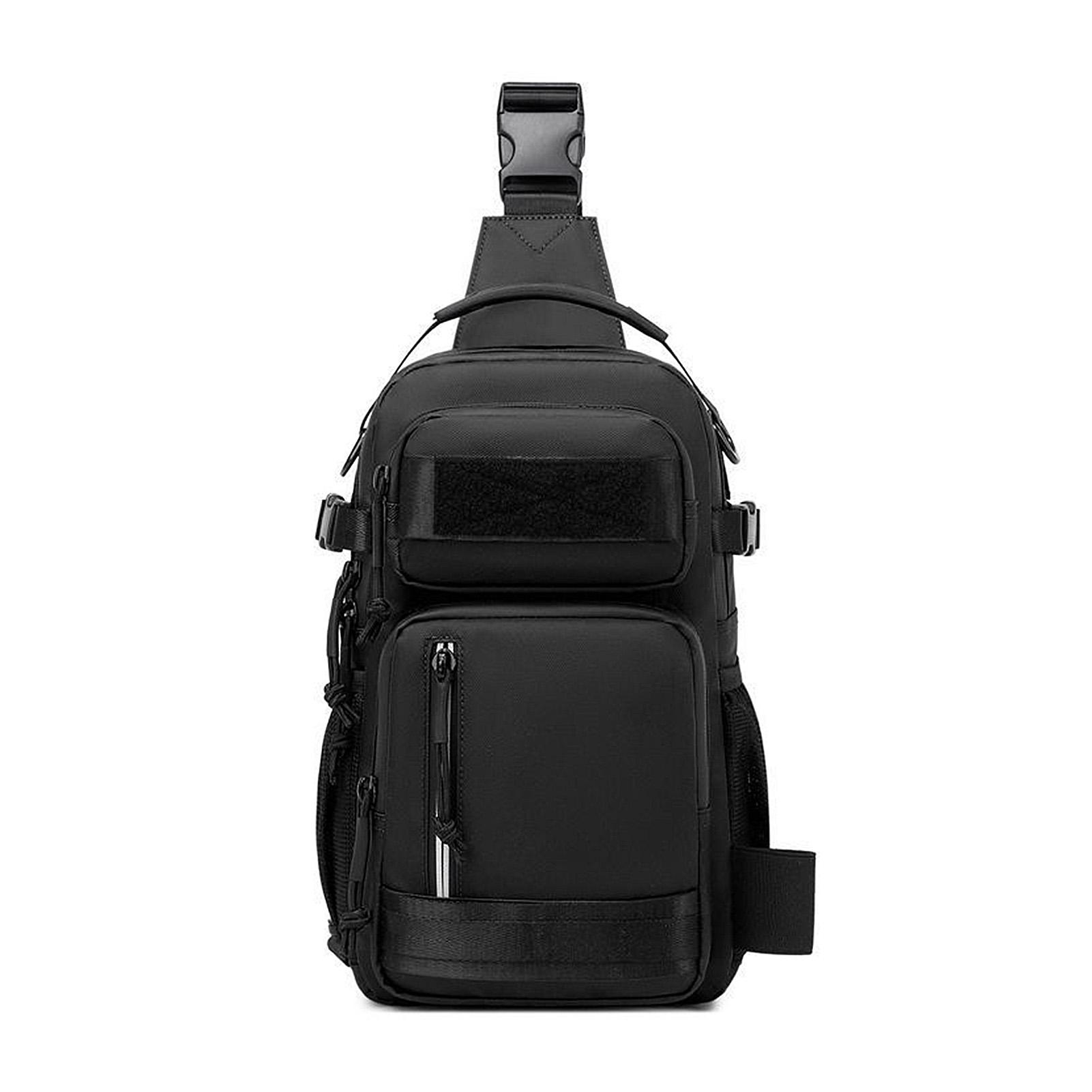 

Рыболовный рюкзак для походов и приключений, многофункциональный рюкзак для путешествий, совместимый с держателем удочки оранжевый