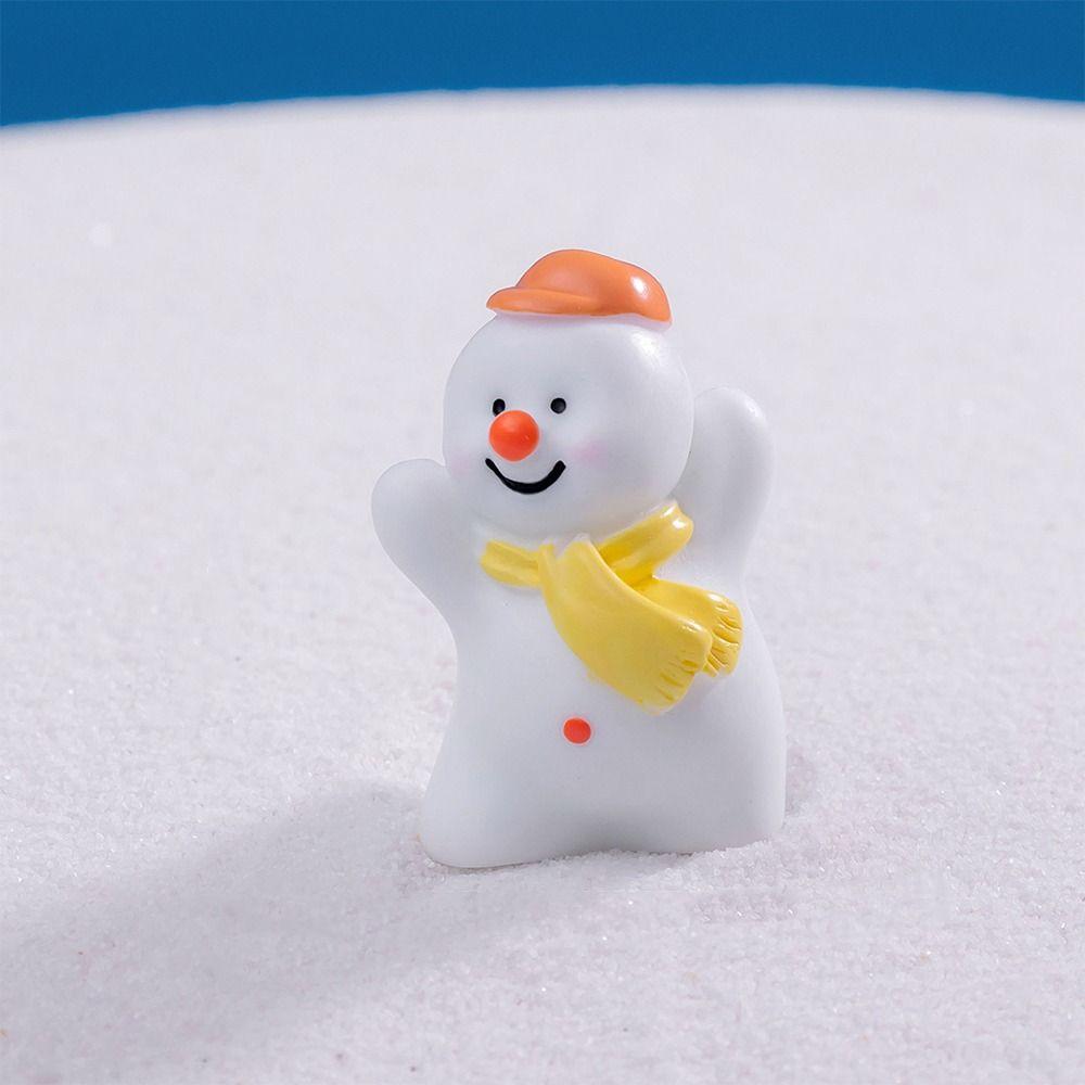 Cute Mini Snowman Ornament Cartoon Snowball Battle Snowman Ornaments Christmas Gifts