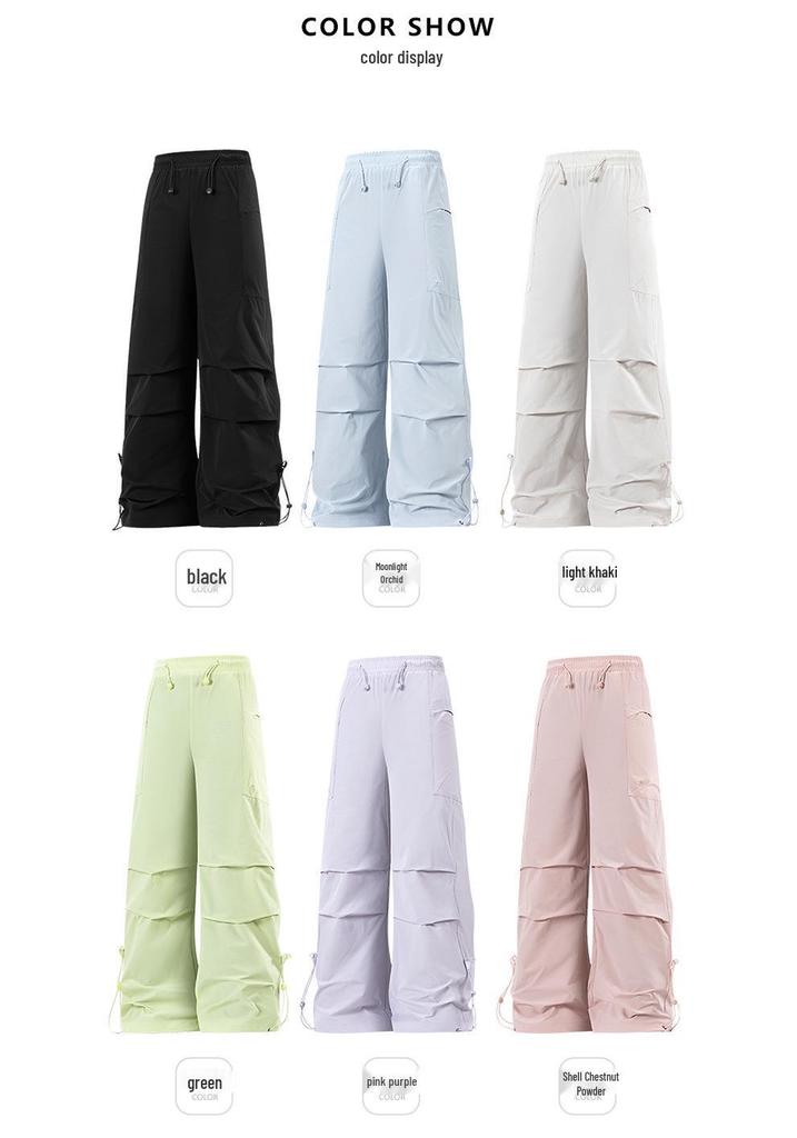 Pantaloni Cargo da Escursionismo per Uomo e Donna: Pantaloni da Alpinismo, Paracadutista, Casual, Asciugatura Rapida, Protezione Solare.