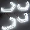 For BMW F82 F80 F32 F30 E90 M3 M4 M5 Halo Lights Crystal LED Angel Eye Rings ×4