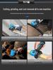 Compact Brushless Lithium Battery Angle Grinder for Home - Electric Micro Grinder for Seam Cleaning and Cutting