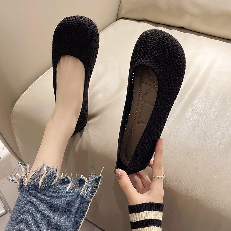 Fashion Woman Flats Slip-on Shallow Mary Jane Shoes for Women Round Toe Aesthetic Designer Luxury Fashion 2025 Y2k Daily Routine Korean