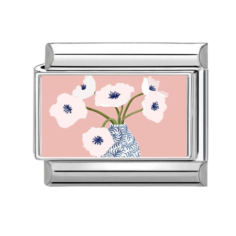 Adjustable Charm Bracelet Stainless Steel Charm Italian Links  For Gifts