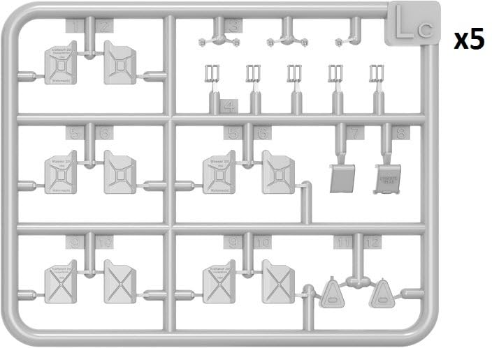 Miniart 1/48 WWII German Jerry Can Plastic Model MA49004