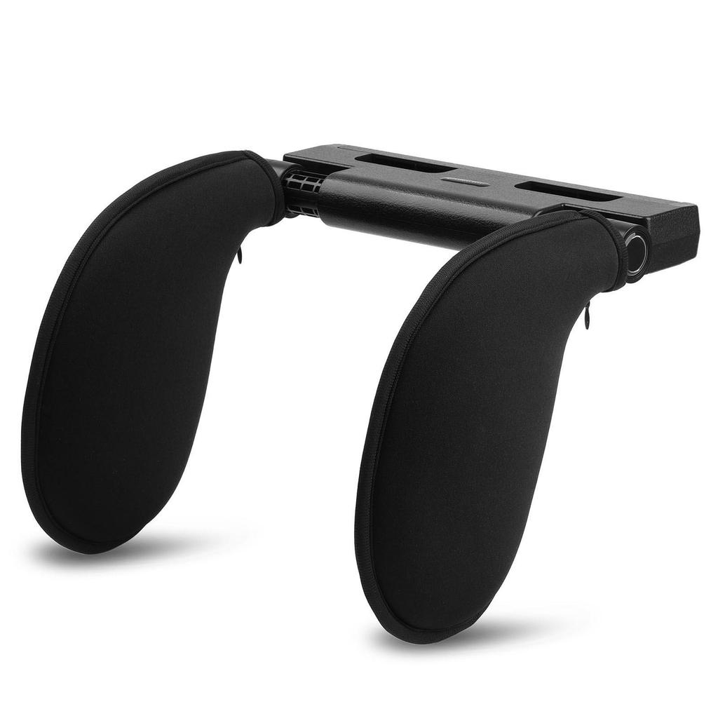 Adjustable Children's U-Shaped Memory Foam Car Headrest Pillow for Side Sleeping & Neck Support