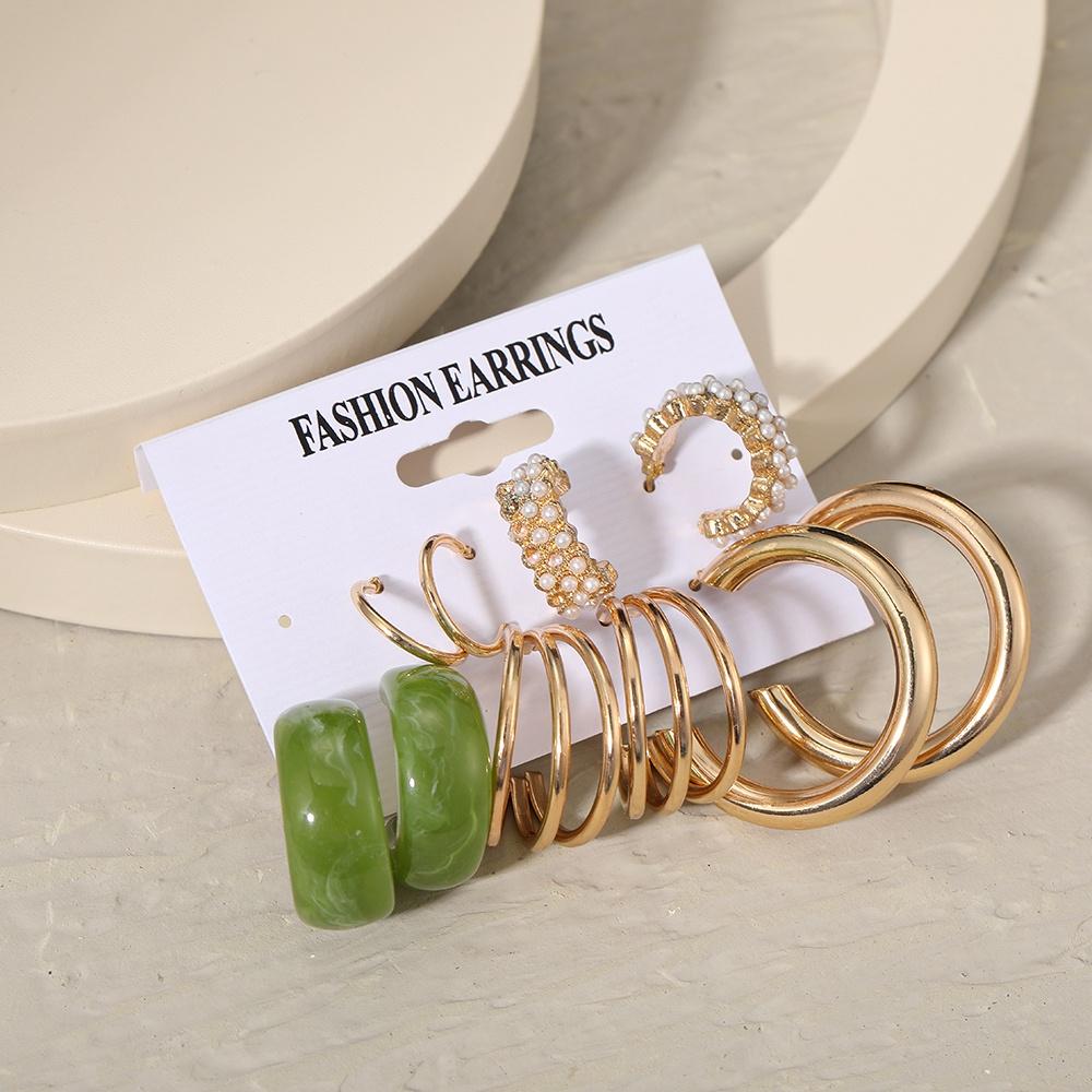 IF ME Fashion Resin Stud Earrings Colorful Butterfly Hoop Earring Women Jewelry Accessories