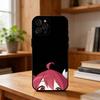 1PC K-Kasane T-Teto Phone Case For iPhone17,16,15,14,13,12Plus,Pro Max,XS,5G Soft Silicone Black Cover