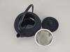 Iwachu Type Arare interior and Nambu 12301 Teapot, 3, Pattern, Black, 0.32L, Enamel-coated lid, Ironware,
