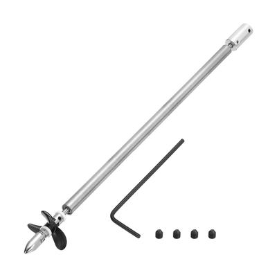 Uxcell RC Boat Drive Shaft W Propeller and Coupling Joint Assembly Kit, L300mm Shaft, L25mm Sleeve, D36mm Three Propeller, Fits 6mm Motor Shaft