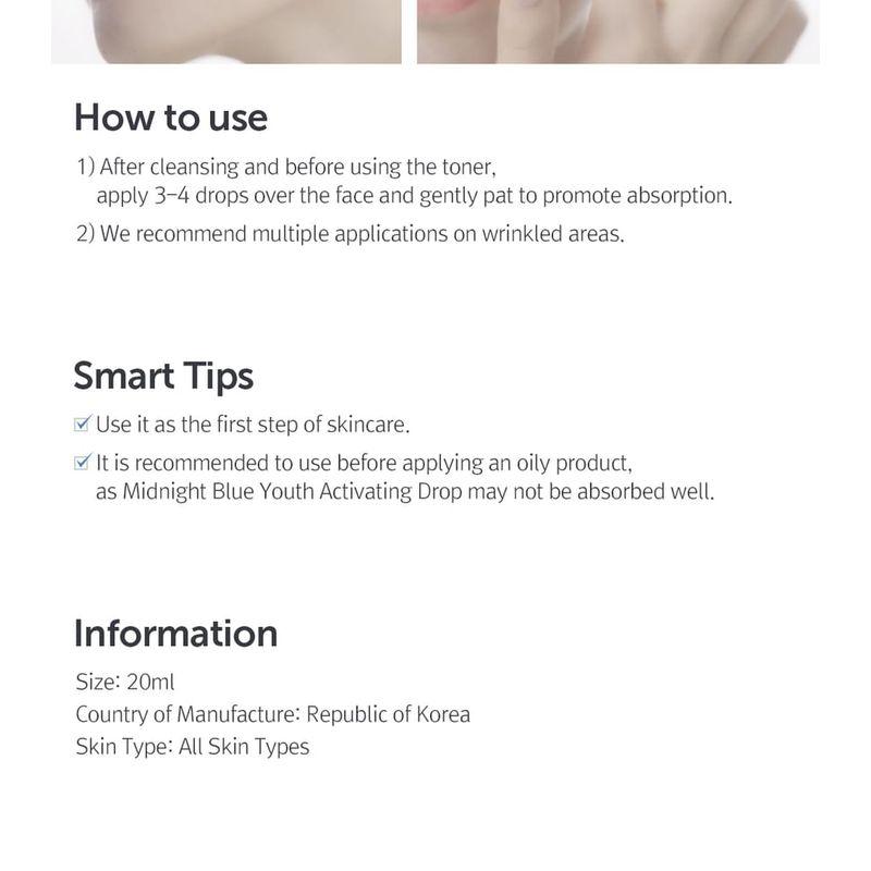 dear, klairs Midnight Blue Youth Activating Drop