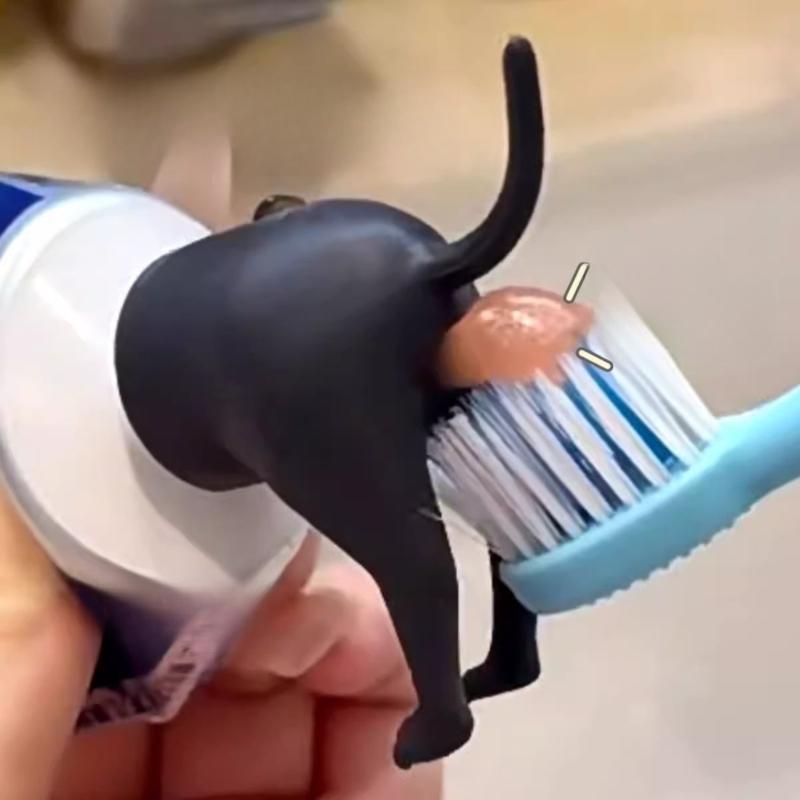 Poop dog toothpaste toe hat children's fun spoof toothpaste set squeeze toothpaste artifact head brushing toy