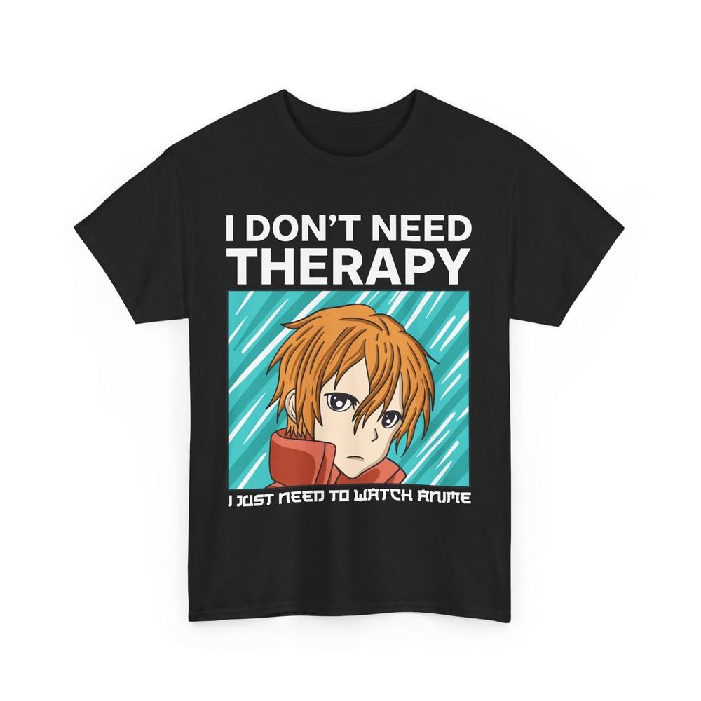 

Футболка с мангой | Футболка для любителя аниме | Мне не нужна терапия футболка 2XL