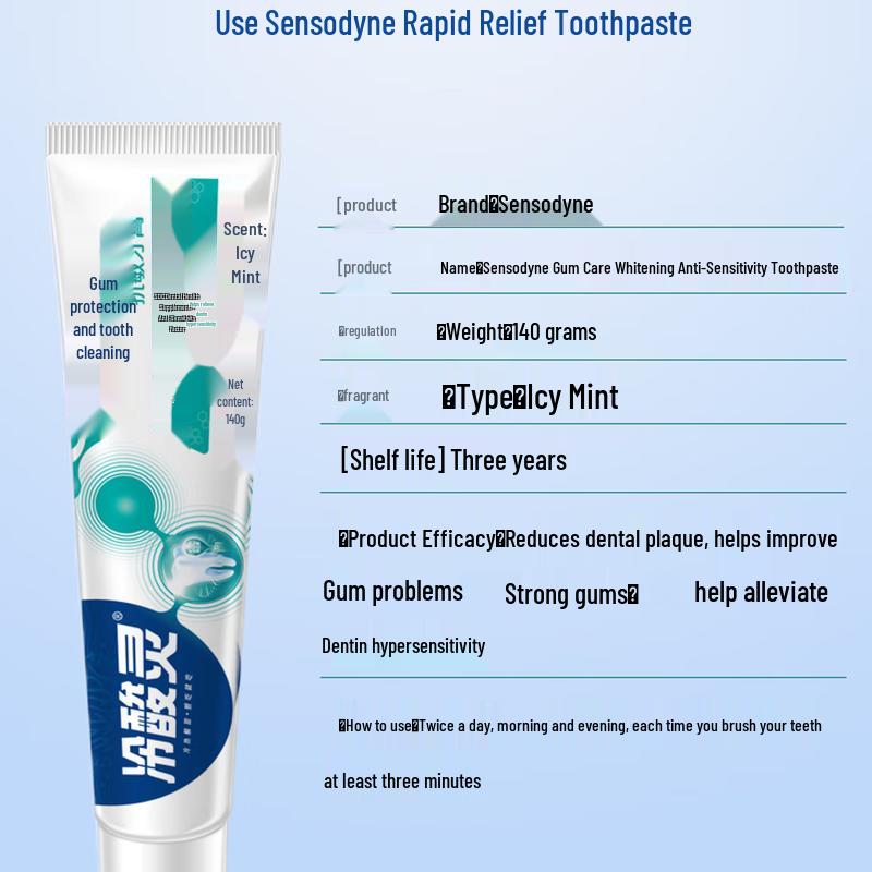 Cold Sensitive Spirit Gum Care Anti-Sensitivity Toothpaste Twin Pack