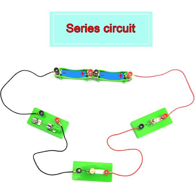 EUDAX Physics Science Lab Learning Circuit kit,Electricity Experiment Set,Building Circuits for Student Junior Senior High School Students (Basic