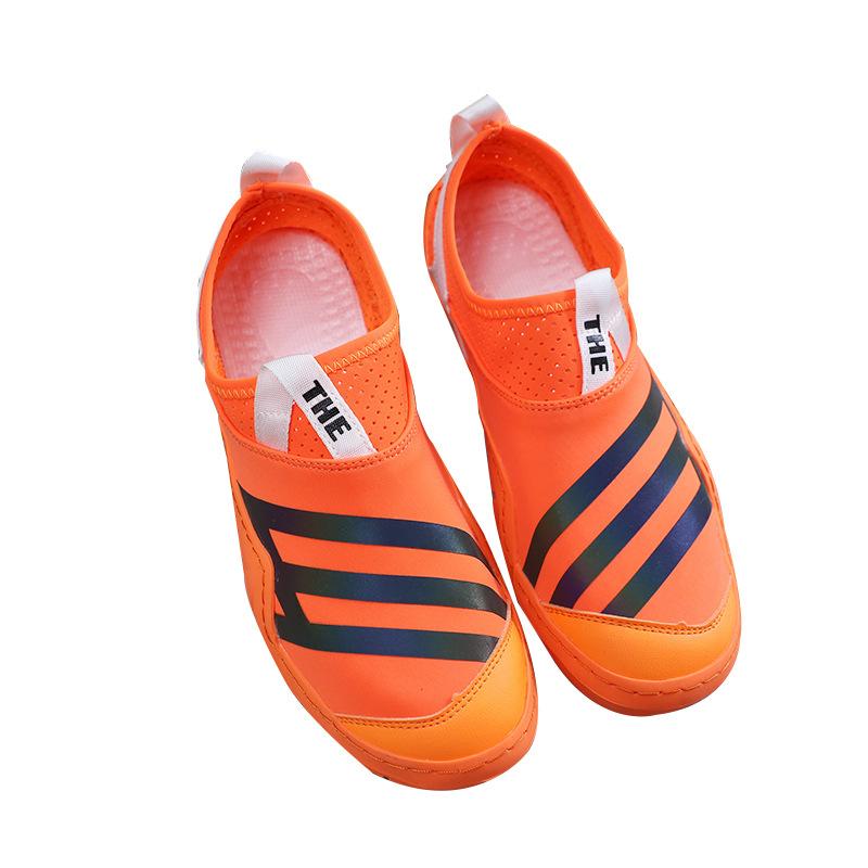 

Summer personalized shallow mouth casual shoes mesh breathable sports shoes casual 43 помаранчевий