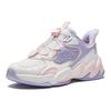 Anta Comfortable Mesh Non-Slip Durable Low-Top Running Shoes Kids sneaker White Purple 322438805-2