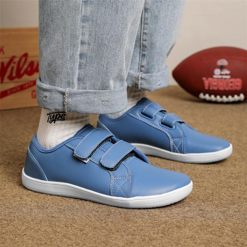 Men Barefoot Casual Flats Wide Palm Driving Shoes orange color Wide Head Walking Shoes White Shoes Large Size