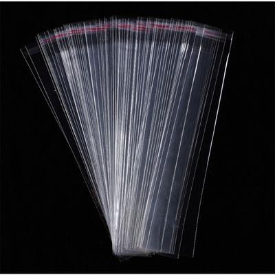 200pcs Transparent Self Adhesive Bag Plastic Long Sealed Self Sealing Small Bags  Gift Packaging