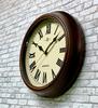 Santell Japanische Retro-Funkwanduhr (Antike funkgesteuerte Wanduhr) DQL714-R