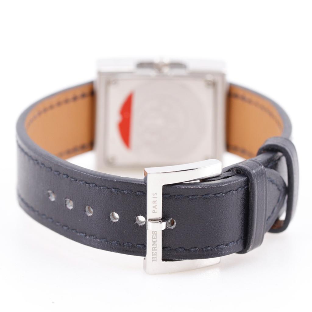 HERMES Belt watch Watches BE1.110 WhiteDial Stainless Steel/leather Quartz Analog display Women Used